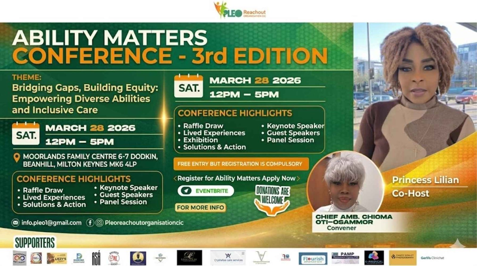 Princess Lilian Sadoh (Co-Host)